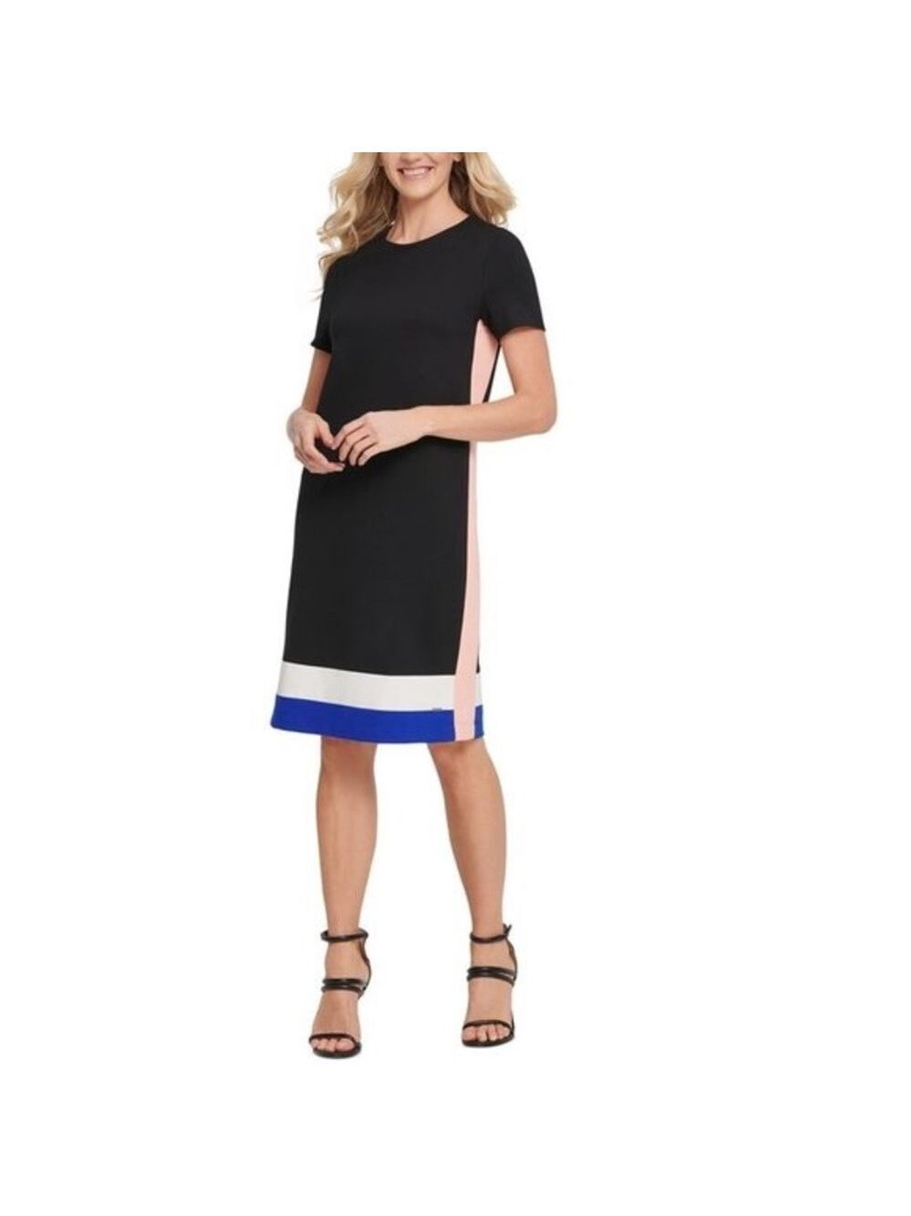 DKNY Colorblock T-Shirt Dress